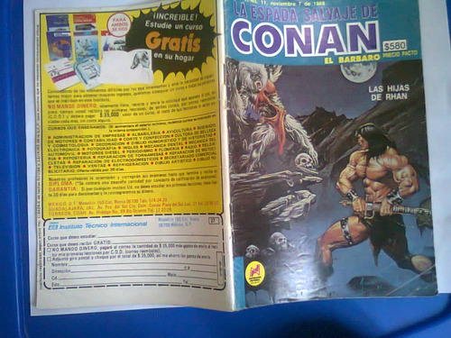 La Espada Salvaje De Conan El Barbaro Año 1 Num  11 Antigu