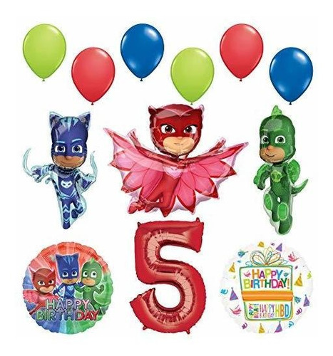 Globos De Fiesta Infantil Mayflower Pj Masks Suministros Par