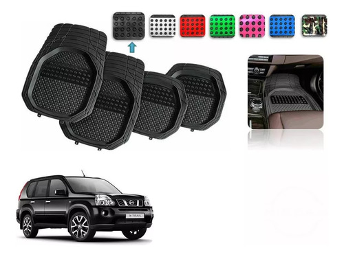 Tapetes 4pz Bandeja 3d Color Nissan X-trail  2008 A 2013