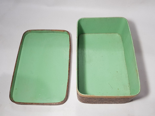 Imagen 5 de 8 de Antigua Caja Bombones Romántica Art Nouveau Madera Mag 58678