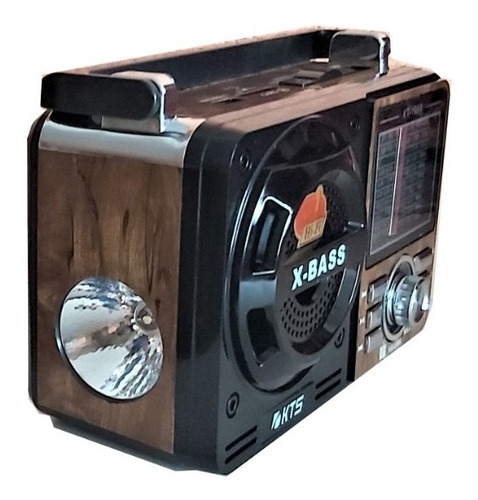 Rádio Antigo Retro Vintage Fm Am Usb Sd Bateria Lanterna