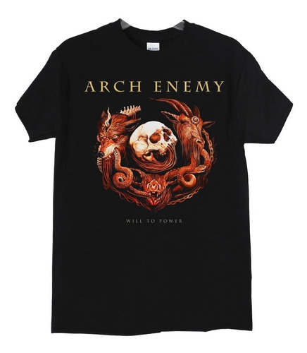 Polera Arch Enemy Will Of Power Metal Abominatron