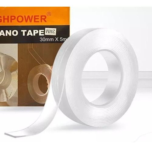 Cinta Doble Fax High Power Nano Tape 30mm X 5lt De Largo 