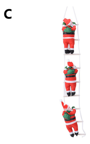Ladder Christmas Santa Claus: Mercado De Muñecas De Papá Noe