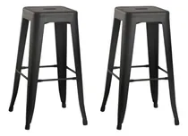 Comprar Set X2 Banquetas Taburetes Altos Tolix Metal Acabado Mate