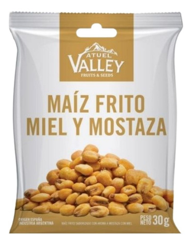 Maíz Frito Miel Y Mostaza Atuel Valley 30 Gr.