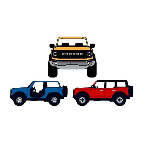 Pegatinas Ford Bronco, Paquete De 3