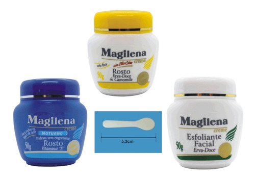 Magilena Kit De Tratamento Facial Pele Fina E Ou Delicada