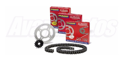 Kit Transmision Xr 125 Nxr Bross Honda Hamp C Cadena Avant