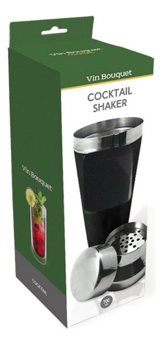 Coctelera Vin Bouquet 700 Ml Ac Inox Cubierta Goma Agarre 