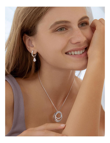 Pendientes De Aro De Moissanita Para Mujer De 2,72 Quilates