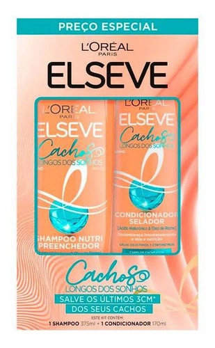 Kit Shampoo+condicionador Elseve Cachos Longos Dos Sonhos