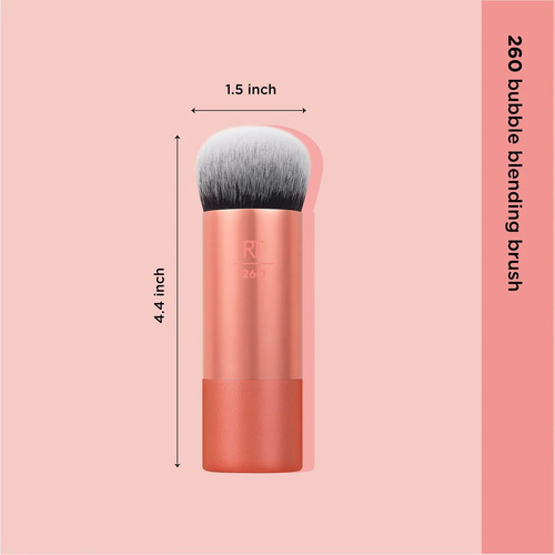 Real Techniques Pincel Maquiagem Bubble Blending Brush Face