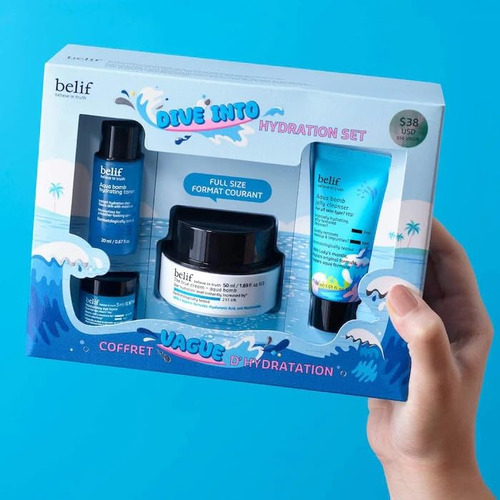 Set De Cuidado De La Piel Belif Aqua Bomb Dive Into Hydratio