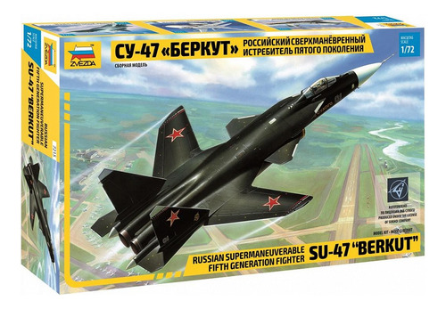 Sukhoi  Su-47 Berkut By Zvezda # 7215    1/72