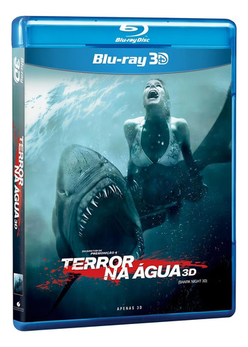 Blu-ray 3d Terror Na Água - Original & Lacrado