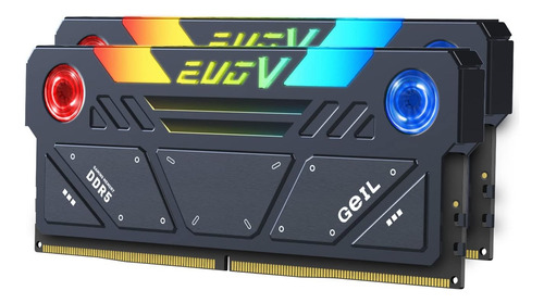 Geil Evo V Rgb Ddr5 Ram, 32 Gb (16 Gb X Mhz 1,45 V, Con Dimm