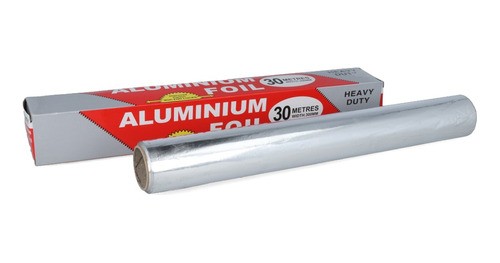 Rollo Papel Aluminio 30 Metros X 30 Cm Cocina X2