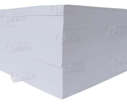 100 Papel 30x30 Offset Sulfite 180g Branco Scrapbook 180gr