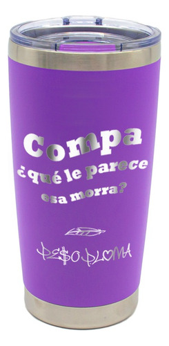 Termo Yite Morado 500 Ml Peso Pluma Ella Baila Sola