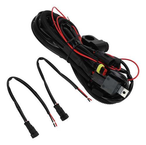 Arnés Antiniebla Led Con Botones Para Manillar Y Motocicleta