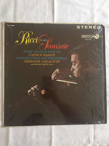 Ruggiero Ricci Plays Sarasate Disco Vinilo Lp Decca