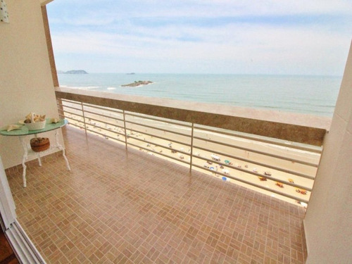 Imagem 1 de 15 de Guarujá Pitangueiras Frente Ao Mar Reformado 3 Suítes Dependência De Empregada 1 Vaga Serviço De Praia Portaria 24 Horas - Ap3514 - 34710321