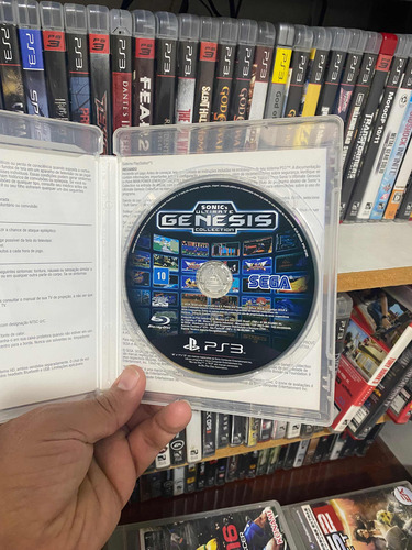 Sonic Genesis Ps3 Original Midia Fisica (Usado)