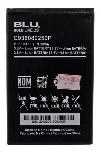 Bateria Pila Blu Neo X Plus N090 N090l C936080250p