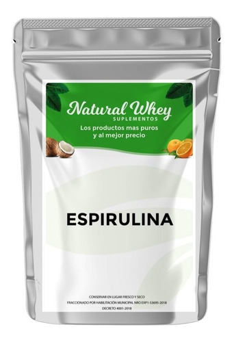 Espirulina Pura 50 Gramos Proteina Natural De Alga