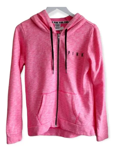 Poleron Pink Victoria Secret Rosa Fluor. Cuotas sin inter s