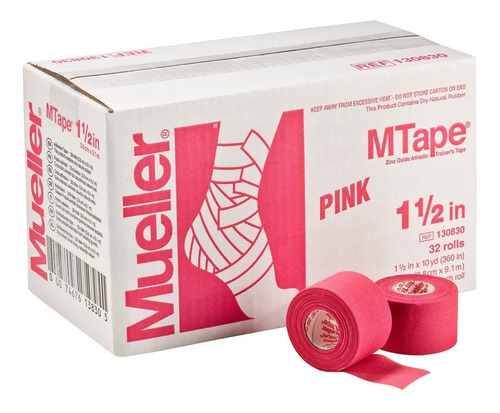 Mueller Cinta M Tape Rosa 32 Rollos 3.8 Cm X 9.1 M