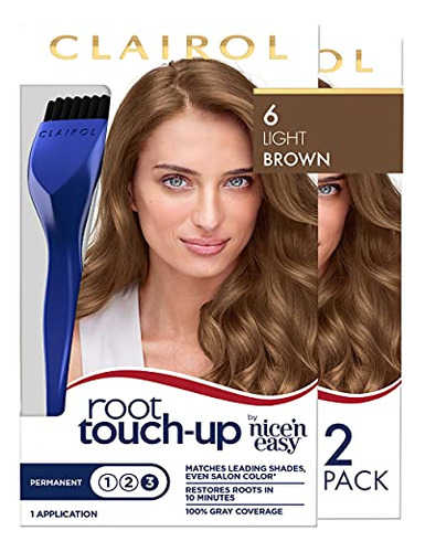 Tinte Para El Cabello Clairol Root Touch-up De Nice'n Easy 6