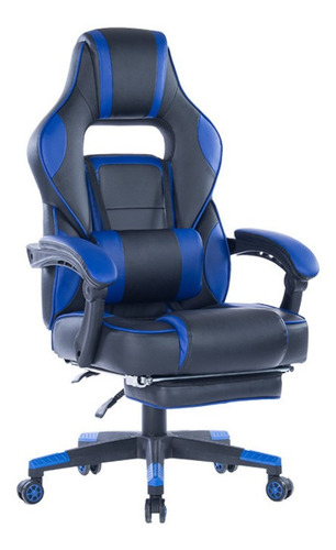 Imagen 1 de 6 de Silla Gamer Optimus Pro Para Oficina Especial Gaming Azul