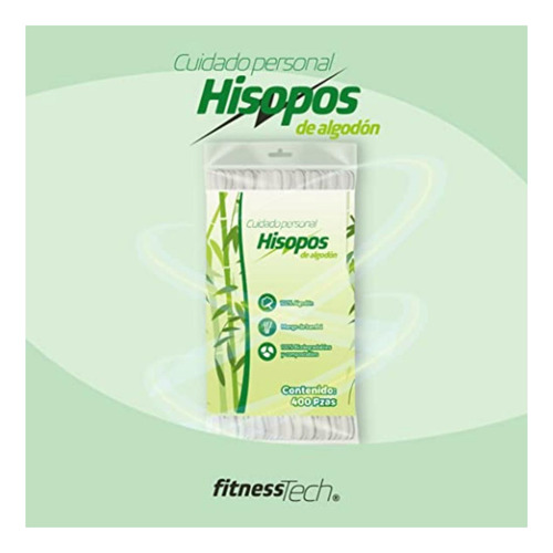 Hisopos 400pz Cada Bolsa Six Pack