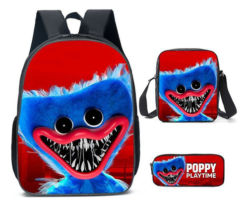 Set De 3 Mochilas Escolares Poppu Playtime