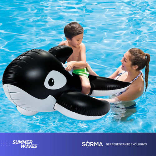 Orca Ballena Inflable 124 X 71 X 52 Cm Summer Waves
