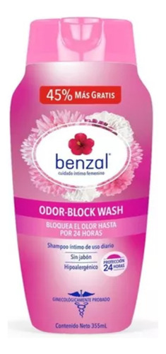 Benzal  Odor Block Wash Shampoo Íntimo Diario 