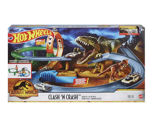 Pista De Juguete Hot Wheels Circuito Jurassic World