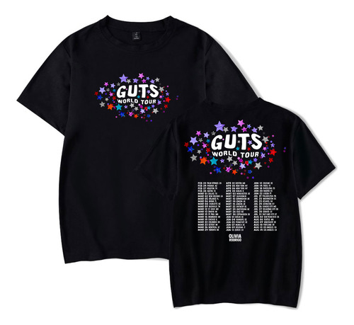 Camiseta Merch De Olivia Rodrigo Guts World Tour