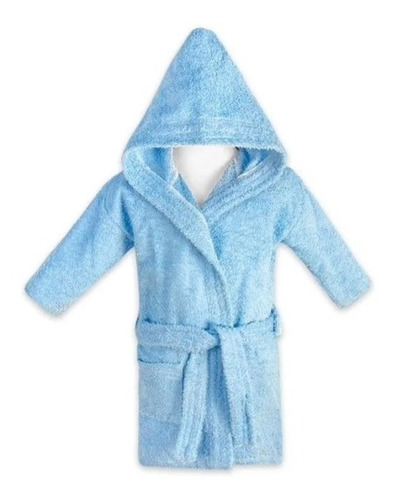 Imagen 3 de 7 de Bata Toalla Salida Baño Niños Unisex Con Capucha Colores