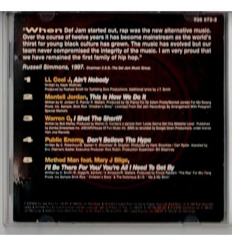 Cd Hip Hop - Rap | Total Def Jam: The Definitive Collection (Usado)