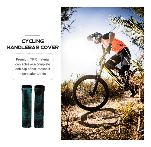 1 Par De Fundas Protectoras Portátiles Para Mangos De Bicicl