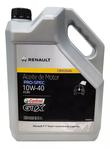 Graze cutter Out of date Aceite Original Renault Castrol Pro Semi Sintetico 10w40 4l | Envío gratis