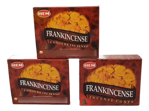 Incienso De Cono Hem Olíbano Frankincense 30 Conos 