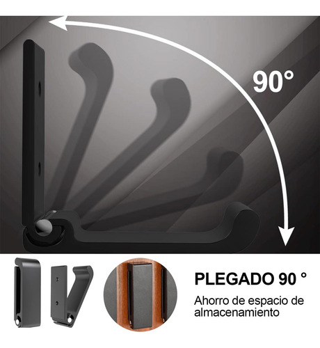 5 Gancho Para Abrigos Plegable Ganchos Plegables De Pared