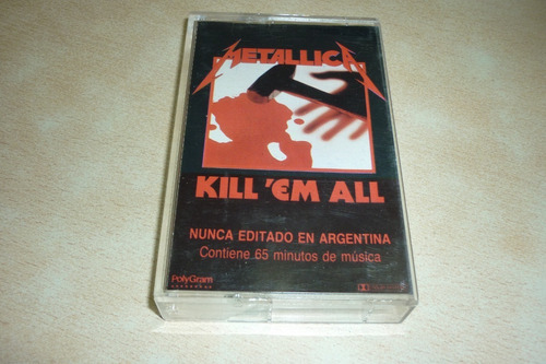 Metallica Kill Em All Cassette 10 Puntos  Jcd055