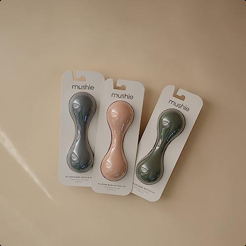 Mushie Juguete Sonajero De Silicona Para Bebé | A Partir De