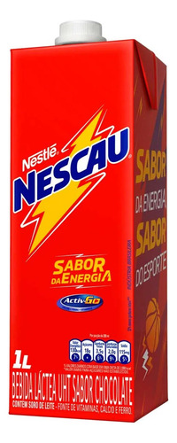 Nescau Achocolatado Prontinho Para Beber Nestlé 1 Litro