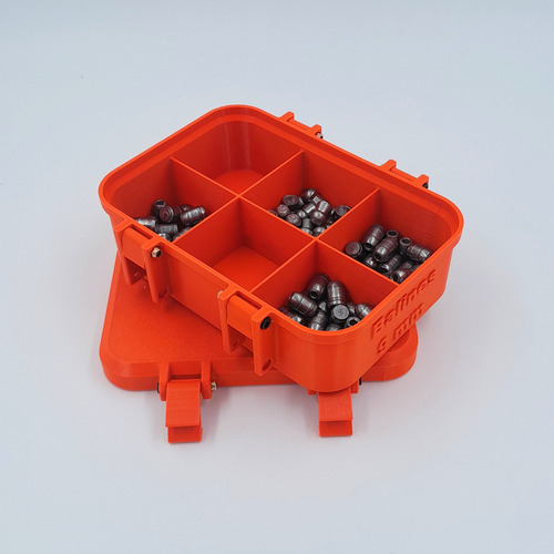 Caja Porta Balines Pcp 200 Balines (aprox) Cal.9 Mm Apilable